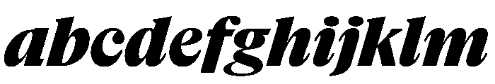 NaNSuperXSerifHeadline PREVIEW ExtraBoldItalic FONT