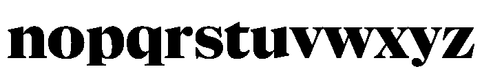 NaNSuperXSerifHeadline PREVIEW ExtraBold Font LOWERCASE
