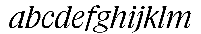 NaNSuperXSerifHeadline PREVIEW Italic FONT