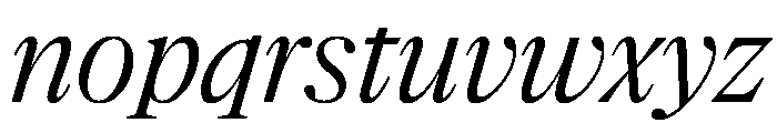 NaNSuperXSerifHeadline PREVIEW Italic Font LOWERCASE