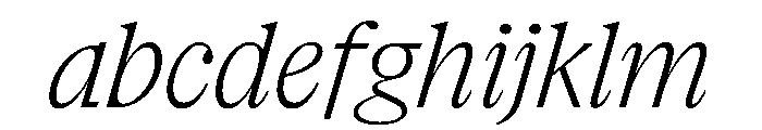 NaNSuperXSerifHeadline PREVIEW LightItalic FONT