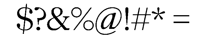 NaNSuperXSerifHeadline PREVIEW Regular Font OTHER CHARS
