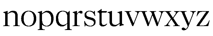 NaNSuperXSerifHeadline PREVIEW Regular Font LOWERCASE