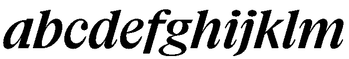 NaNSuperXSerifHeadline PREVIEW SemiboldItalic FONT