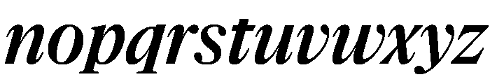 NaNSuperXSerifHeadline PREVIEW SemiboldItalic Font LOWERCASE
