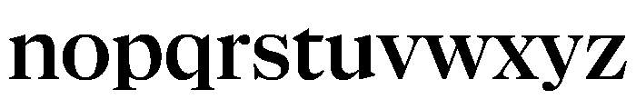 NaNSuperXSerifHeadline PREVIEW Semibold Font LOWERCASE