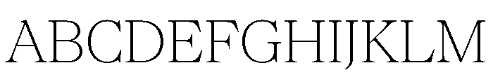NaNSuperXSerifHeadline PREVIEW Thin Font UPPERCASE