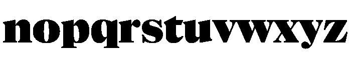 NaNSuperXSerifHeadlineAR PREVIEW Black Font LOWERCASE