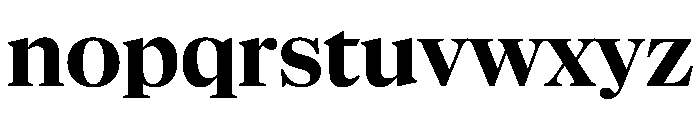 NaNSuperXSerifHeadlineAR PREVIEW Bold Font LOWERCASE