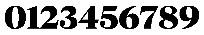 NaNSuperXSerifHeadlineAR PREVIEW ExtraBold Font OTHER CHARS