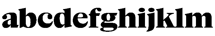 NaNSuperXSerifHeadlineAR PREVIEW ExtraBold FONT