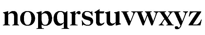 NaNSuperXSerifHeadlineAR PREVIEW Semibold Font LOWERCASE