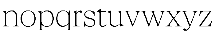 NaNSuperXSerifHeadlineAR PREVIEW Thin Font LOWERCASE