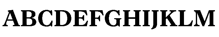 NaNSuperXSerifText PREVIEW Bold Font UPPERCASE