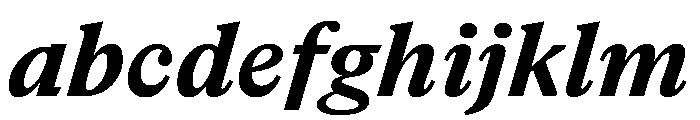 NaNSuperXSerifText PREVIEW BoldItalic FONT