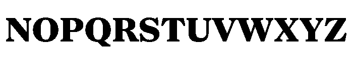 NaNSuperXSerifText PREVIEW ExtraBold Font UPPERCASE