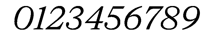 NaNSuperXSerifText PREVIEW Italic Font OTHER CHARS