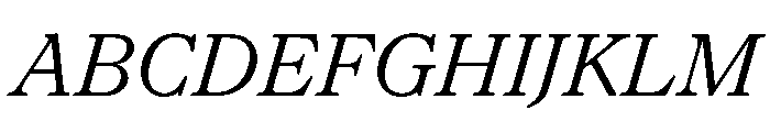 NaNSuperXSerifText PREVIEW Italic Font UPPERCASE