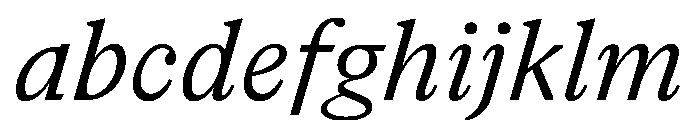 NaNSuperXSerifText PREVIEW Italic FONT