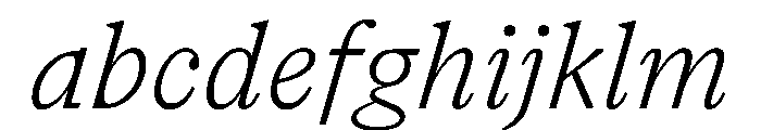 NaNSuperXSerifText PREVIEW LightItalic FONT