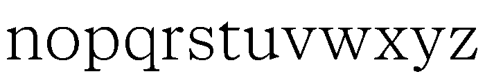 NaNSuperXSerifText PREVIEW Light Font LOWERCASE
