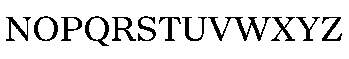 NaNSuperXSerifText PREVIEW Medium Font UPPERCASE