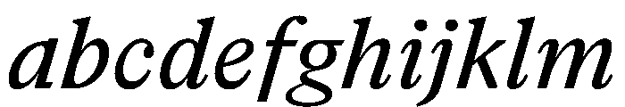 NaNSuperXSerifText PREVIEW MediumItalic FONT