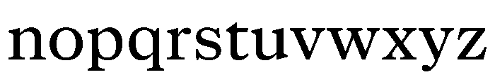 NaNSuperXSerifText PREVIEW Medium Font LOWERCASE