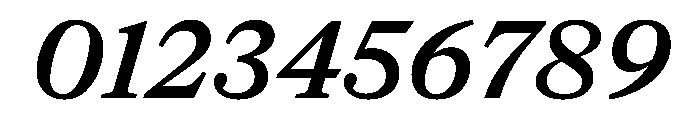 NaNSuperXSerifText PREVIEW SemiboldItalic Font OTHER CHARS