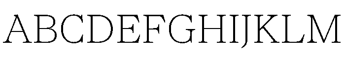 NaNSuperXSerifText PREVIEW Thin Font UPPERCASE