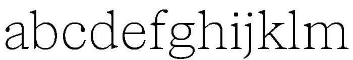 NaNSuperXSerifText PREVIEW Thin FONT