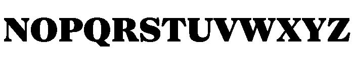 NaNSuperXSerifTextAR PREVIEW Black Font UPPERCASE