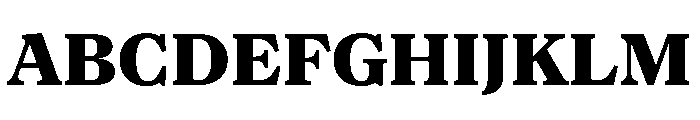 NaNSuperXSerifTextAR PREVIEW ExtraBold Font UPPERCASE