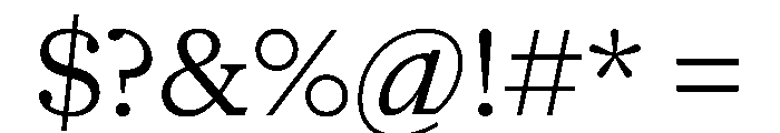 NaNSuperXSerifTextAR PREVIEW Regular Font OTHER CHARS