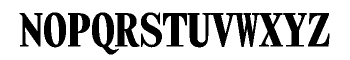 NaNTragedyDisplay BlackDisplayMono Instance Font UPPERCASE