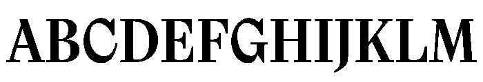 NaNTragedyDisplay Bold Font UPPERCASE