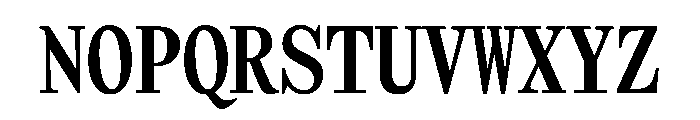 NaNTragedyDisplay BoldDisplayMono Instance Font UPPERCASE