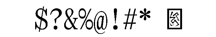 NaNTragedyDisplay DisplayMono Instance 85f5fd84 Font OTHER CHARS
