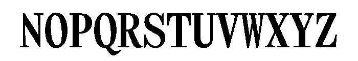 NaNTragedyDisplayMono Bold Font UPPERCASE