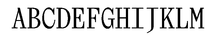 NaNTragedyDisplayMono Regular Font UPPERCASE