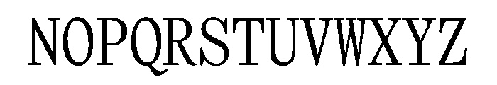 NaNTragedyDisplayMono Regular Font UPPERCASE