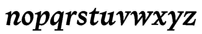 NaNTragedyItalic BoldItalic Instance Font LOWERCASE