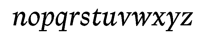 NaNTragedyItalic Italic Instance 1a750496 Font LOWERCASE