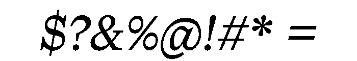 NaNTragedyItalic Italic Instance Font OTHER CHARS