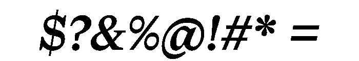 NaNTragedyItalic SemiboldItalic Instance Font OTHER CHARS