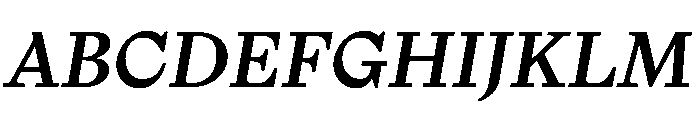 NaNTragedyItalic SemiboldItalic Instance Font UPPERCASE