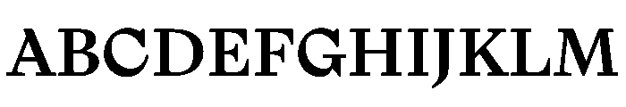 NaNTragedyOptical BoldText Instance Font UPPERCASE