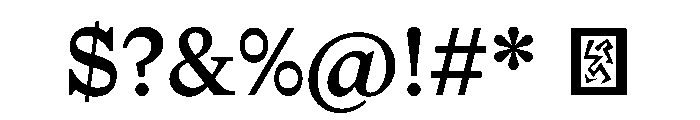 NaNTragedyOptical MediumText Instance Font OTHER CHARS