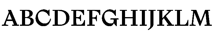 NaNTragedyOptical MediumText Instance Font UPPERCASE