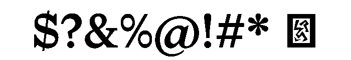 NaNTragedyText Semibold Font OTHER CHARS